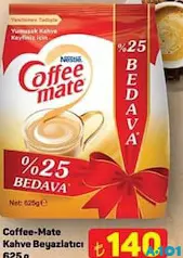 COFFEE MATE KAHVE BEYAZLATICISI KREMASI 625 G fiyat ve kampanya bilgisi
